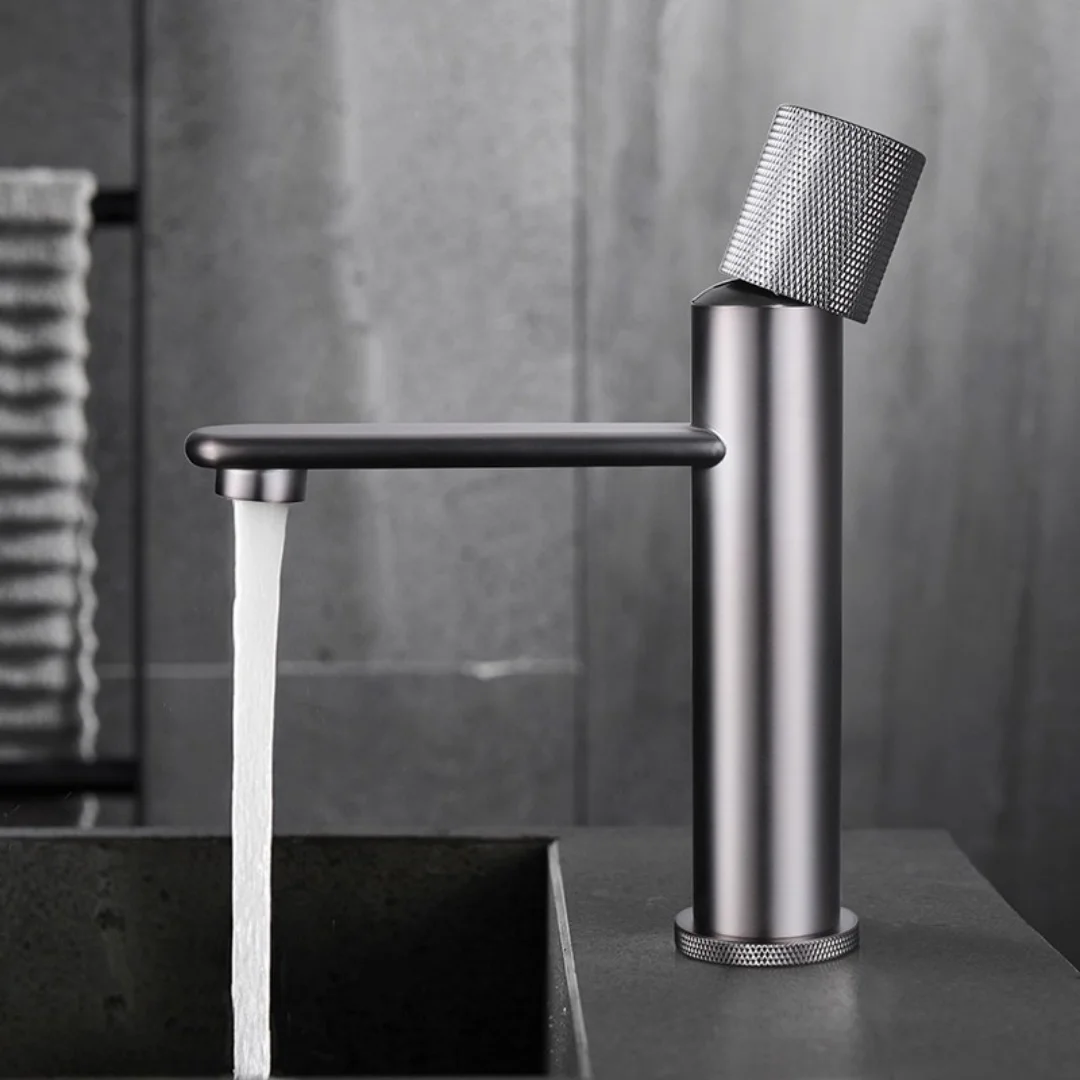 

Tuqiu черный латунный настенный смеситель для раковины