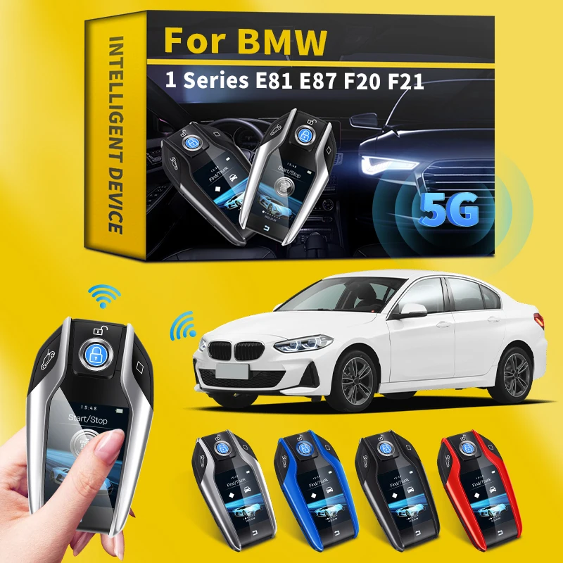 

For BMW 1 Series E81 E82 E87 F20 F21 118i 120i 125i 128i 130i 135i 2000-2022 Modified Car Smart LCD Remote key Display Screen