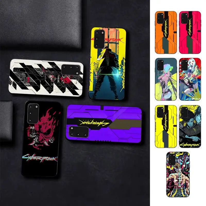 

Hot Anime C-Cyber-punk Edge-runners Lucy Phone Case for Samsung S10 21 20 9 8 plus lite S20 UlTRA 7edge