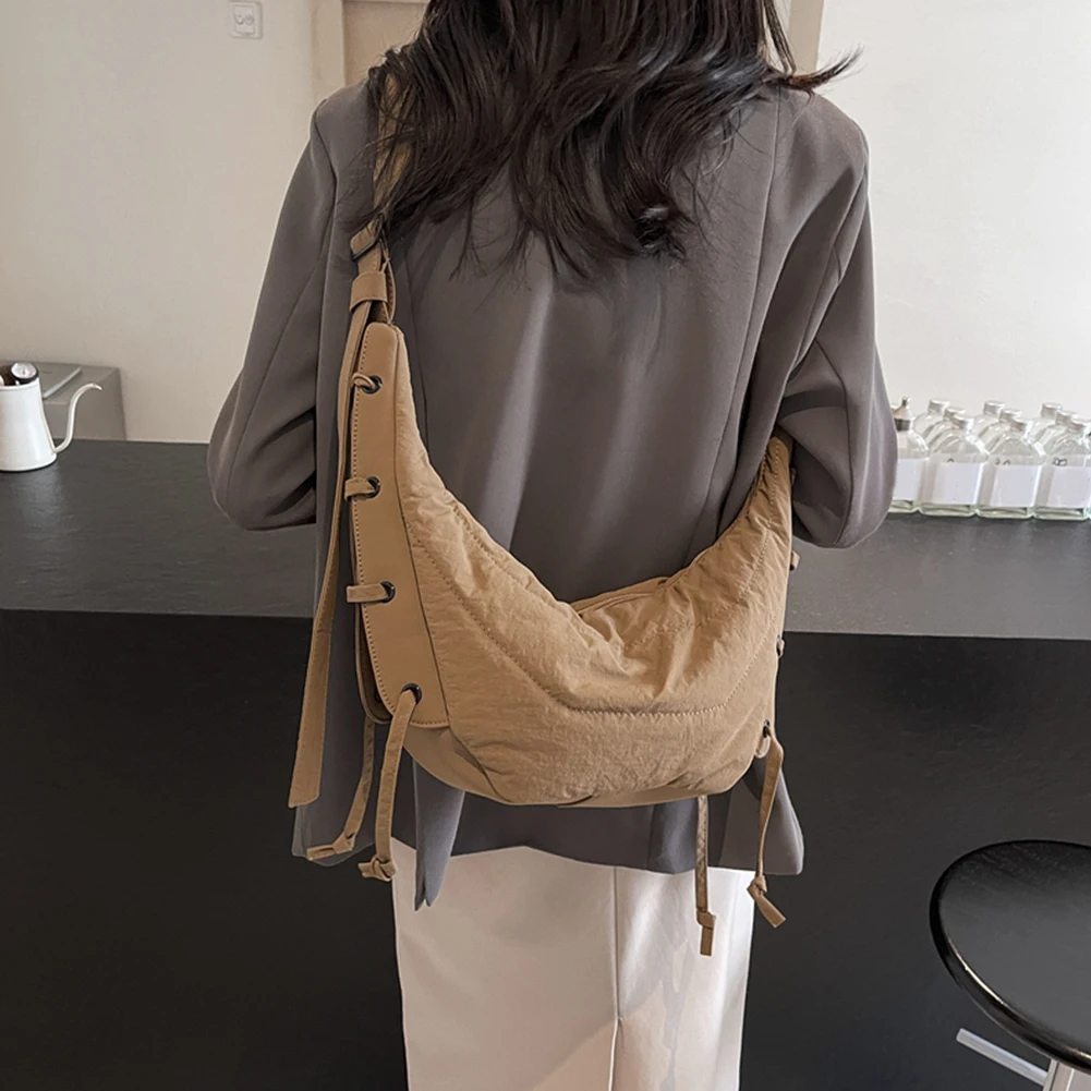 Сумка на плечо для женщин и мужчин нейлоновая сумка-мессенджер с регулируемым