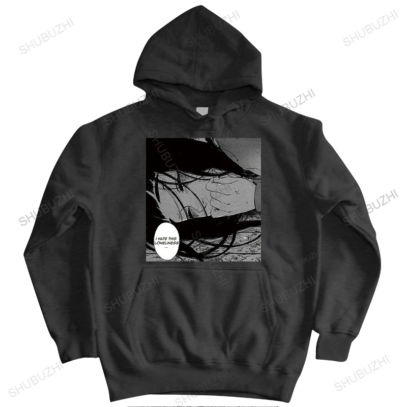 

cotton autumn hoodie coat men brand warm pullover casual hoody Sad Retro Anime Crying Eyes Vaporwave male fashion hooded jacket