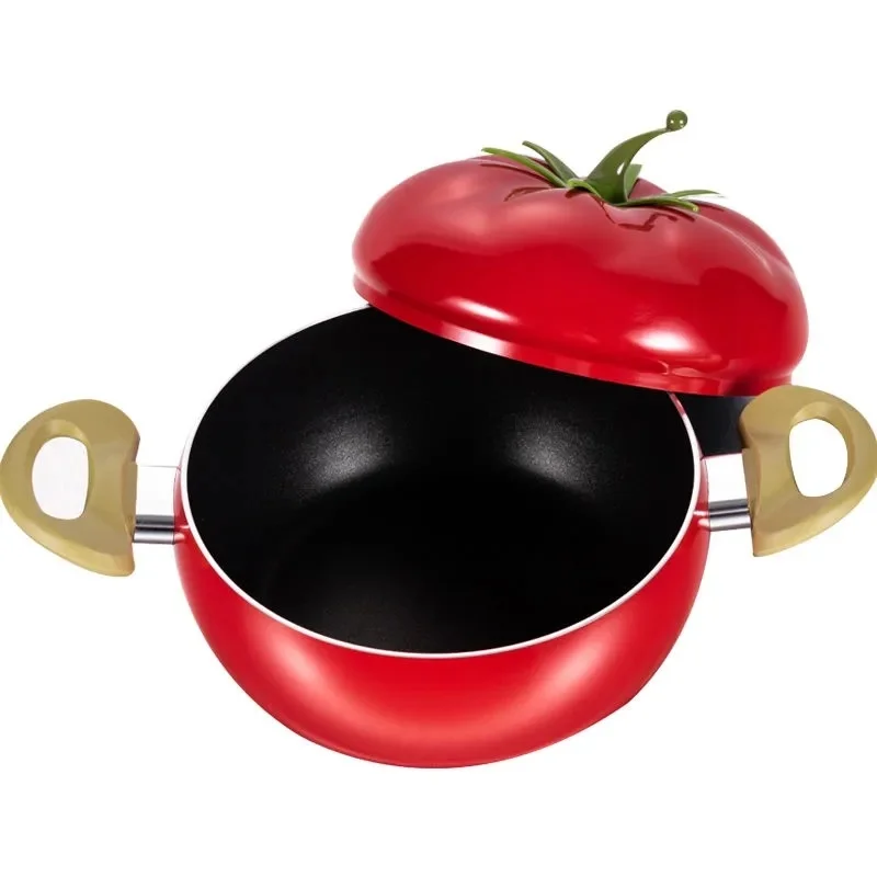 Fruit Tomato Stockpot Frying Pan Cooking Pot Saucepan Induction Cooker Aluminum Cookware Nonstick Frying Pan  Pots for Cooking