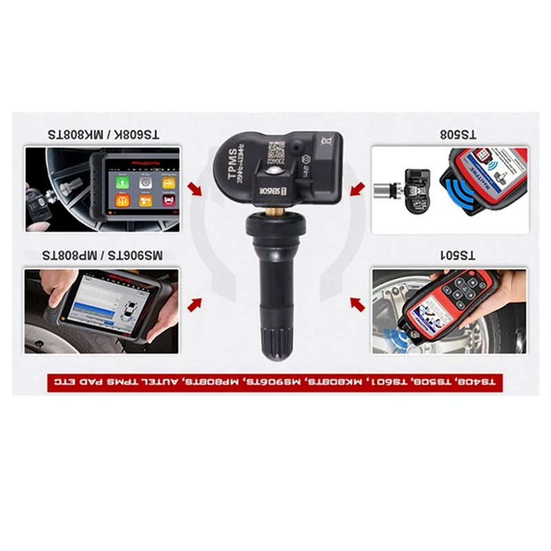 5 шт. программируемый датчик MX для Autel TS408 TS508 ITS600 315 МГц + 433 2 в 1 TPMS давления шинах