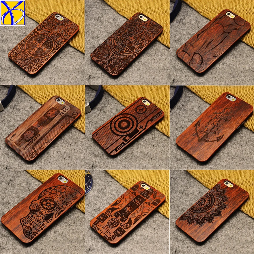 

iCasiber Retro PC + Wood Skull Case for iPhone 5 5S SE 6 6S 6Plus 7 7Plus Novetly Vintage Wooden Case Cover for iPhone 8 8plus X