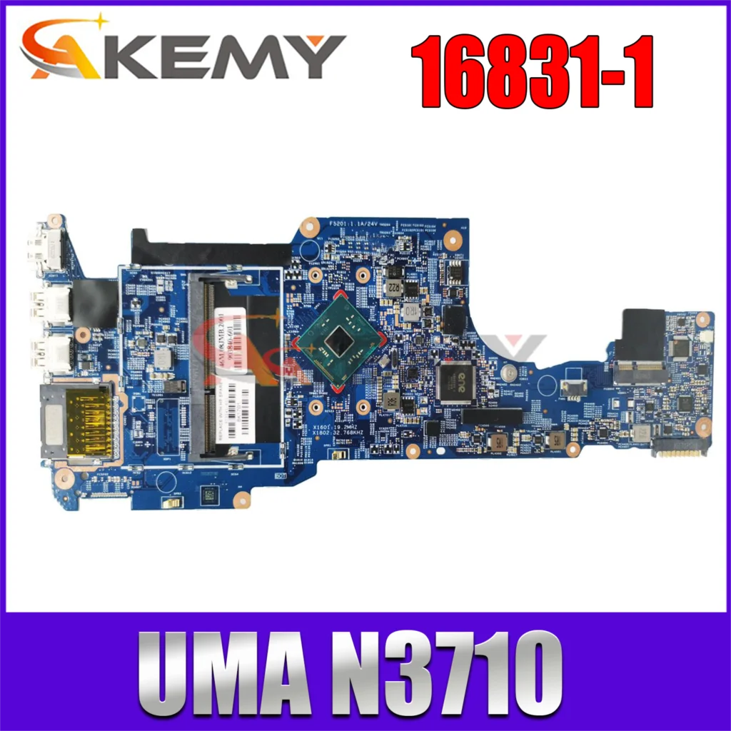 

Оригинальная материнская плата для ноутбука HP Pavilion 13-U 13-U100CA UMA N3710 16831-1 448.08J04.0011 903840-601 материнская плата