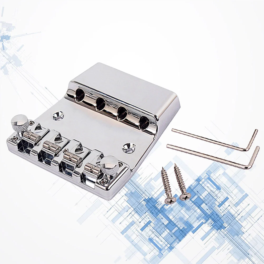

1 Pc Bass Guitar Bridge 4 Strings Bass Bridge Jazz Bass Bridge Bass Guitar Bridge Bass Guitar Saddle 4 String Bass Bridge