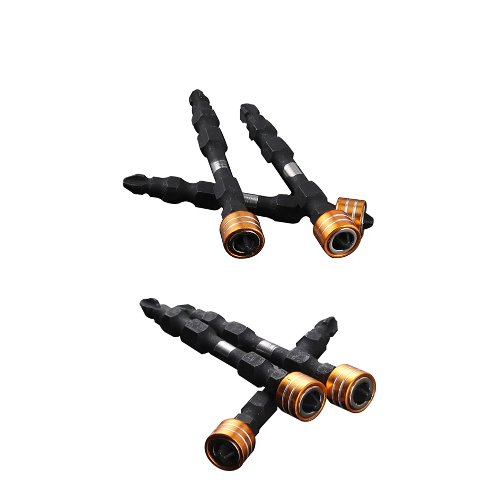 

10PCS Magnetic Ring Screwdriver Bit For Electric Screwdrivers Anti-Slip Double Cross Head Screwdriver Bit Removable Hand Tools