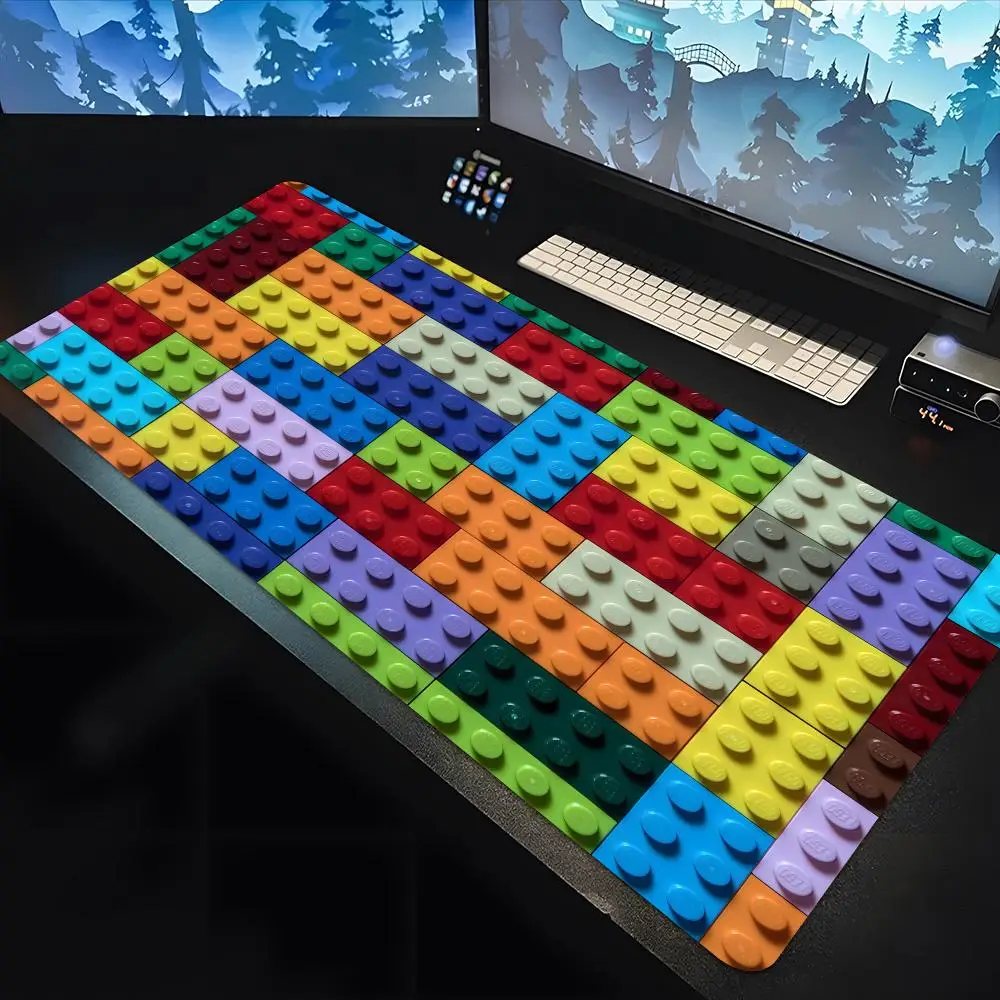 Фото L_LEGOS Game Mouse Pad large keyboard mouse desk pad non-slip rubber gaming mouse pad laptop carpet 800x400mm 600x300 №3