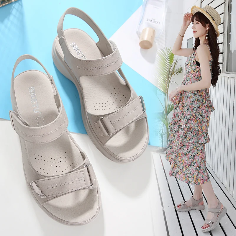 Summer 2023 New Women's Sandals Sports Wind Wedge Women's Shoes Large Size Women's Slippers High Quality Sandals