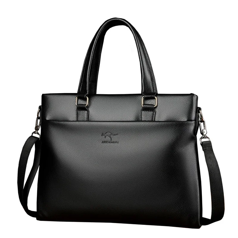 2022 Briefcase Men's Business Bag Shoulder Pu Leather Shoulder Bag Designer Male Laptop Handbags Messenger Totes Male Briefcase