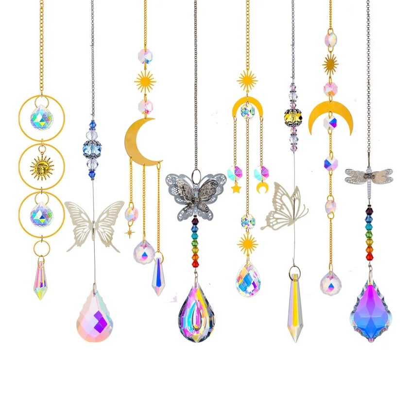 

K9crystal suncatcher crystal lighting pendant sun catcher brass prism ball rainbow catcher