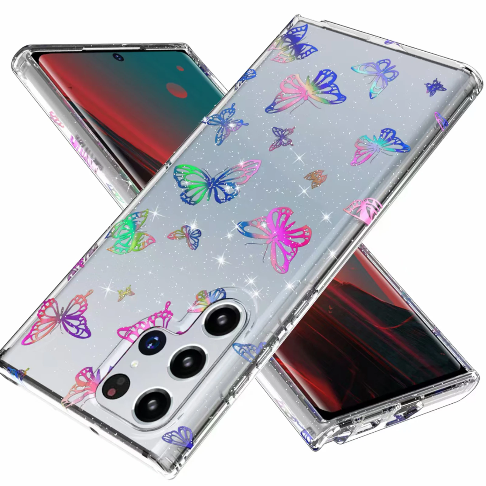 

Чехол для Galaxy S22, Ультратонкий чехол для Samsung S22 с мраморным рисунком, с цветочным дизайном, ультраблестящий Твердый Мягкий силиконовый чехол...