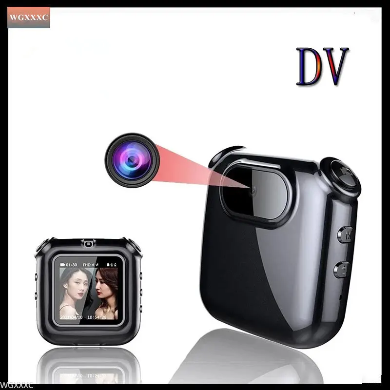 

Видеокамера для наблюдения с экраном дисплея 1080P, мини-камера, видео, аудио, диктофон, маленькая Экшн-камера espia