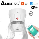 Датчик дыма Aubess Tuya с поддержкой Wi-Fi, 88 дБ