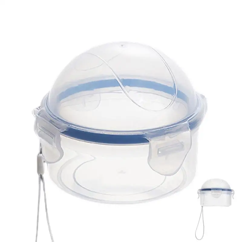 Контейнер для хранения фруктов коробка сохранения круглая герметичная с крышкой