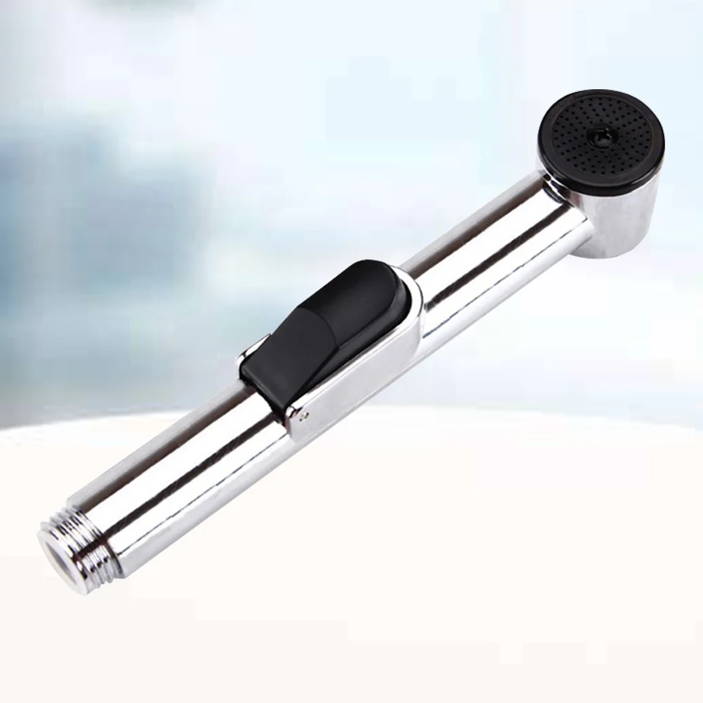 

Ручной распылитель для биде премиум-класса, ручной распылитель для подгузников, ручной распылитель для тканевых подгузников-17,2x4,6 см (сереб...