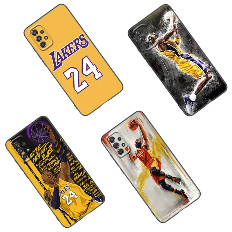 Basketball Sport Number Phone Case For Samsung A04 A21 A50 A52 S A13 A14 A22 A23 A32 A53 A73 5G A11 A12 A31 A33 A51 A70 A71 A72