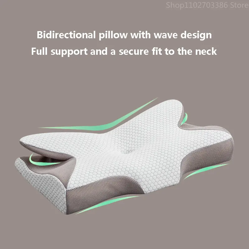 

Cervical Pillow Helps Sleep Soft Comfortable Prevent Rich Bag Relieve Muscle Cervical Pain Protect Neck Pillow Relax Neck