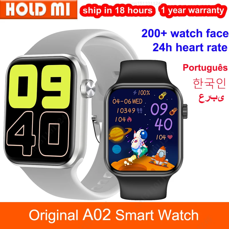 

новый пункт A02 смарт - часы г - жа настроить циферблат 1,57 дюйма сфигмоманометр кислородный монитор