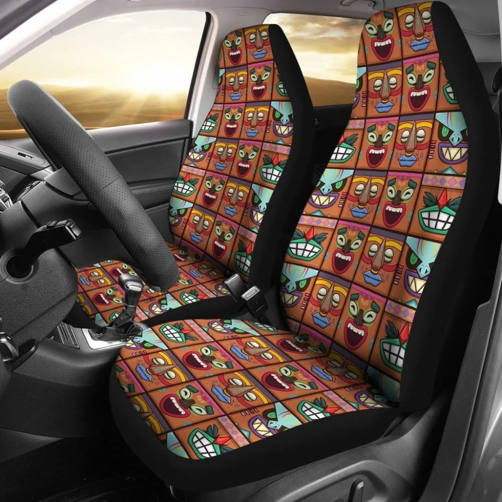 

Hawaii Tiki God Car Seat Covers 094209,Pack of 2 Universal Front Seat Protective Cover