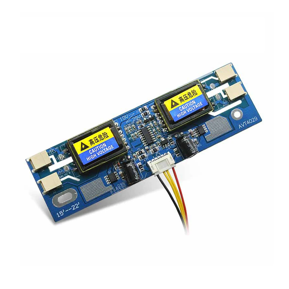 

High Pressure Inverter Board 4 Lamp Universal CCFL Inverter Small Mouth 10V-30V Output for 15-24 Inch LCD Screen Backlight