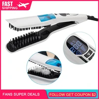 steam hair straightener spray electric splint negative ion straight hair comb does not hurt the inner buckle straight clip