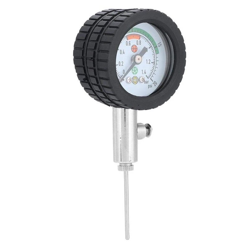 

Air Pressure Gauge Ball Meter Basketball Football Volleyball Stainless Steel Air Regulator Pressure Measure Tool