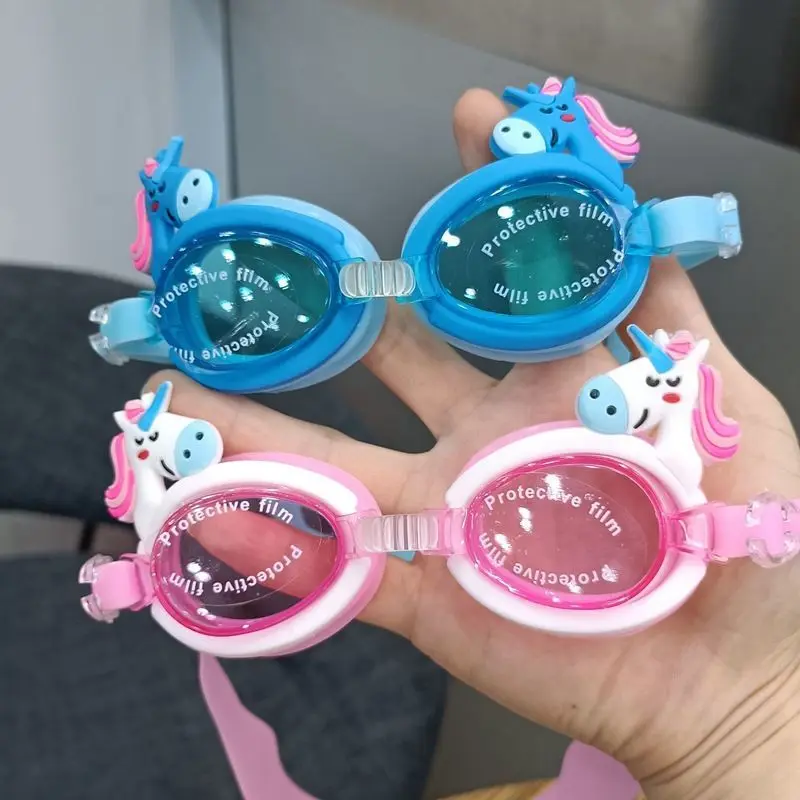 New Swimming Glasses Kid Swim Training Goggle Waterproof Silicone Set Children Diving Glasses Anti Fog UV Protection Sunglasses