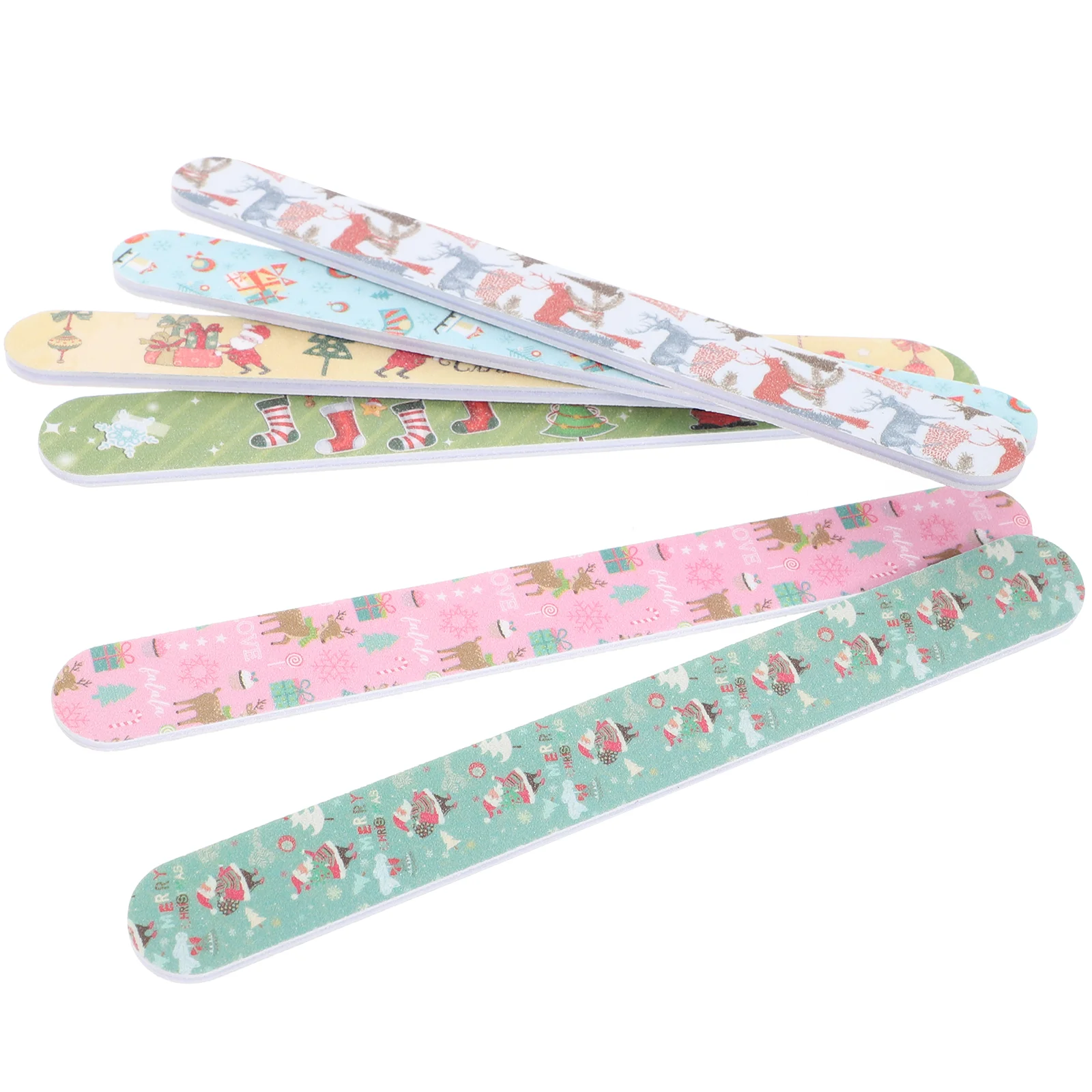 

Nail File Files Emery Nails Christmas Manicure Boards Board Natural Sided Buffer Double Xmas Grit Block Acrylic Buffers Pedicure