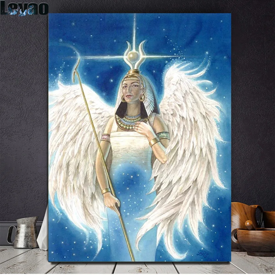 

Картина из искусственных бриллиантов с изображением египетской королевы