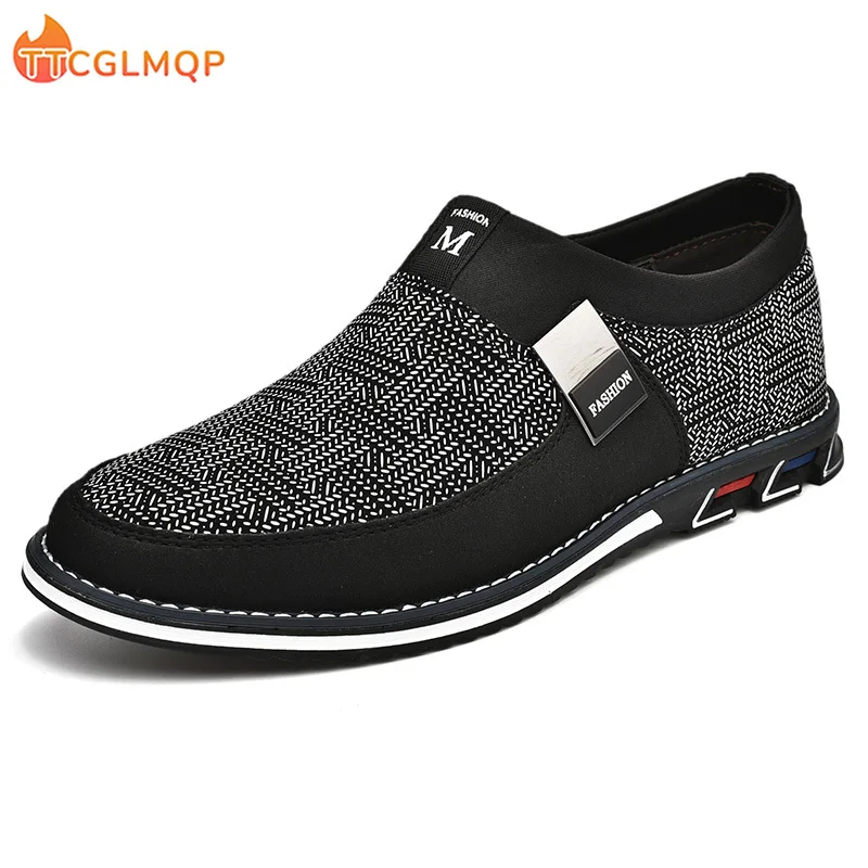 

2022 New Luxury Brand Men's Leather Casual Shoes High Quality Wedding Dress Shoes Fashion Soft Breathable Boat Shoes Big Size 48
