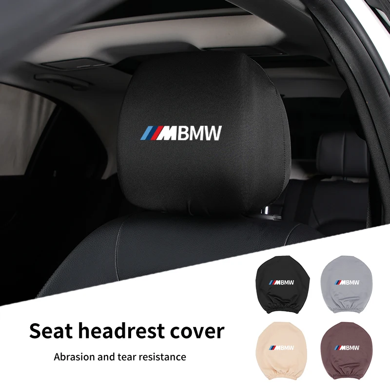 Чехол на подголовник автомобиля для BMW E30 E34 E36 E39 E46 E52 E53 E60 E61 E62 E70 E71 E83 E84 E87 E90 E91 E92 F10