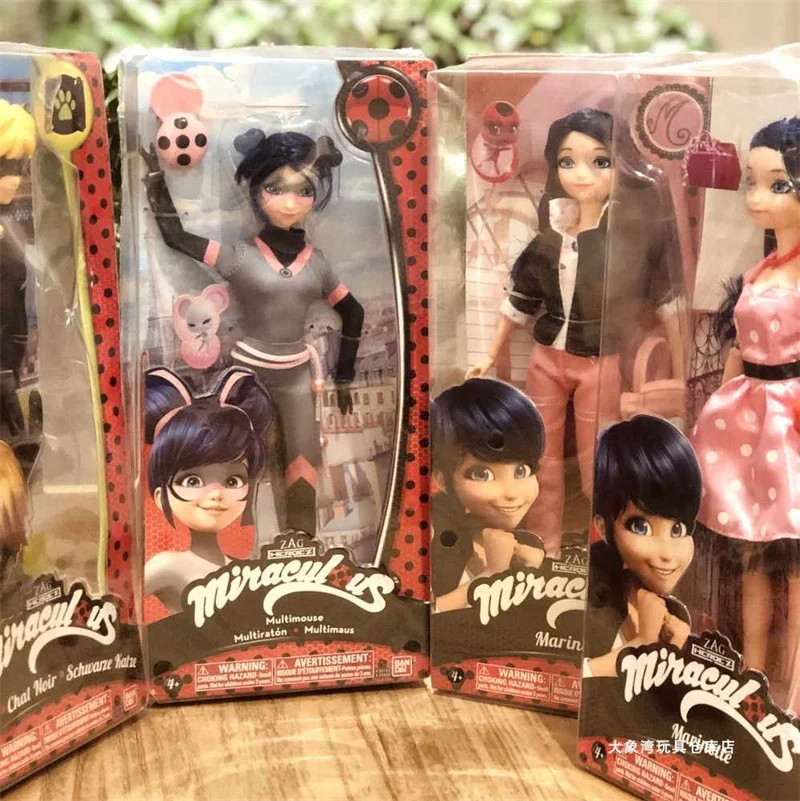 27 см новая чудесная аниме-фигурка Божья коровка Маринетт Ренес Rouge Cat Noir