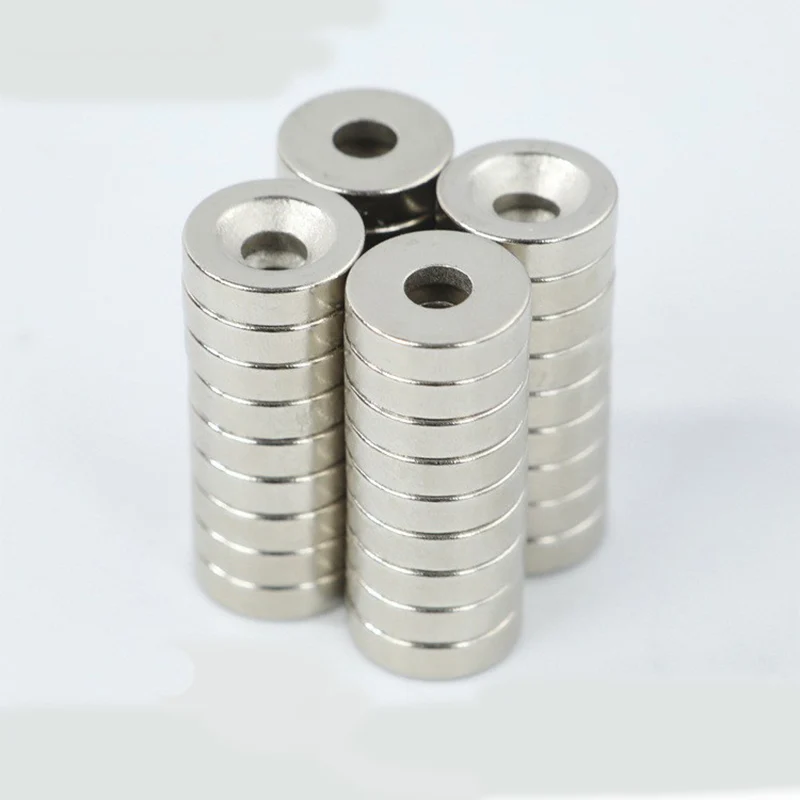 

10PCS 10x5-4 N52 Mini Magnet for Fridge Round With Hole Imas Magnetic Sticker Super Ima Neodymium Super Strong Magnets Magnetti
