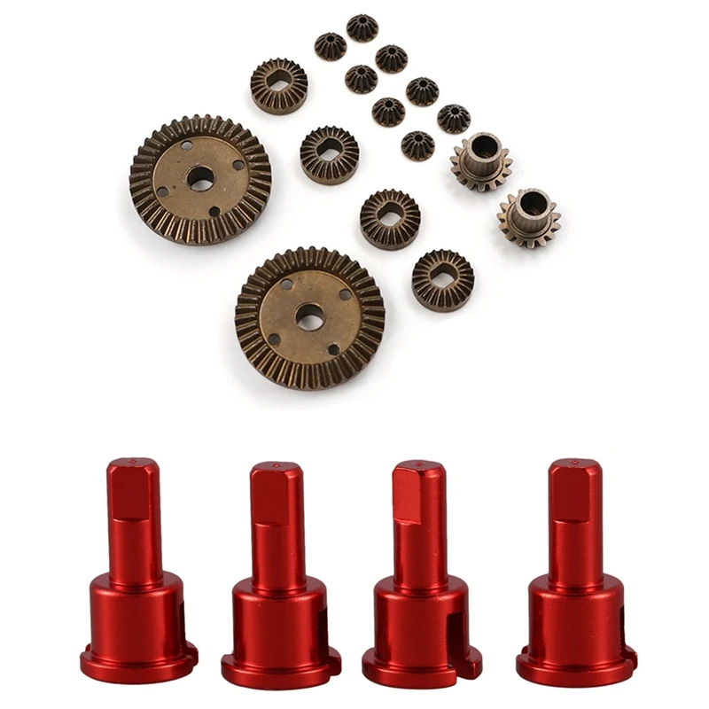 

4 шт., колпачок дифференциала для Wltoys A949 и 1 комплект