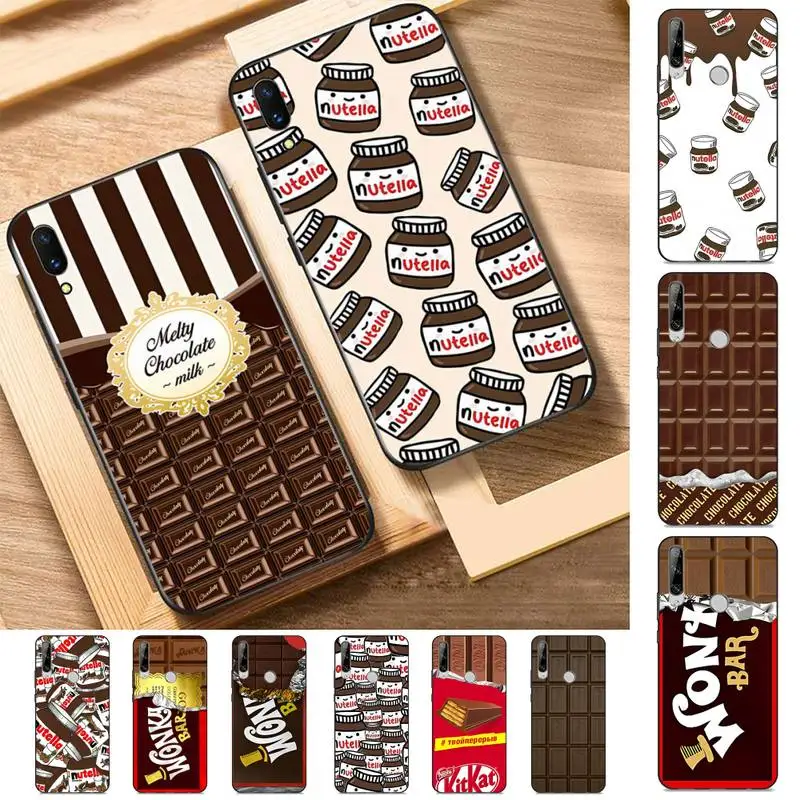 

Chocolate Food Phone Case for Huawei Y 6 9 7 5 8s prime 2019 2018 enjoy 7 plus