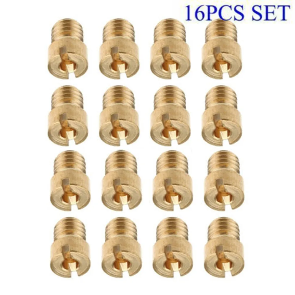 

16pcs Motorcycle Carburetor Carb Main Jet Kit For PWK OKO CVK 90-150 Carb Set Injector Nozzle Motorcycle Accessories