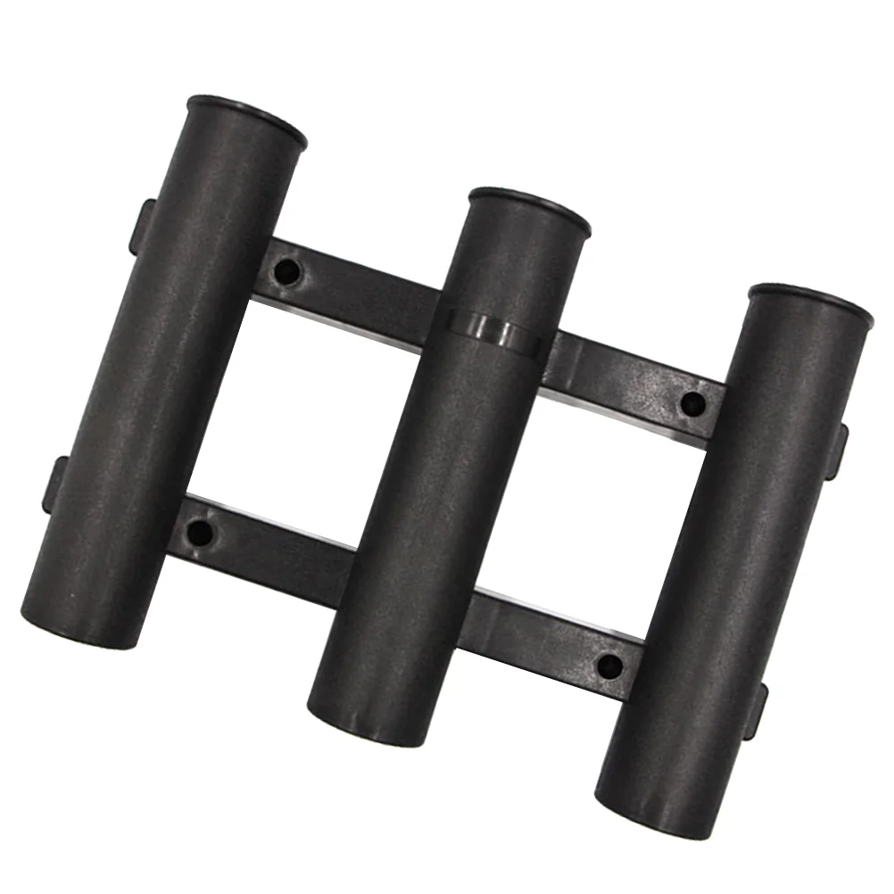 

Professional Boat Kayak Fishing Rod Bracket | Durable & Easy to Install ABS Plastic Rod Holder for Fishing Support | Black Color