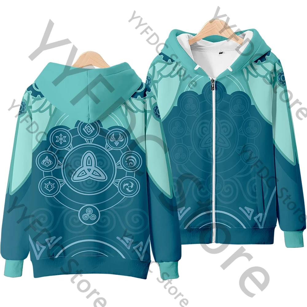 Свитшот с принтом Genshin Impact в ассортименте