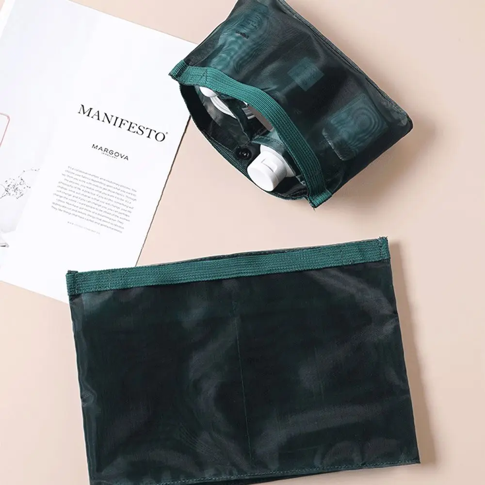 

Small Transparent Lipstick Bag Fashion Cloth Travel Storage Bag Mesh Insert Bag Cosmetic Bag Makeup Case