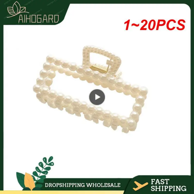 

1 ~ 20 шт. Роскошные модные большие жемчужины акриловые заколки для волос с круглым жемчугом для макияжа укладки волос Заколки для женщин аксессуары для волос