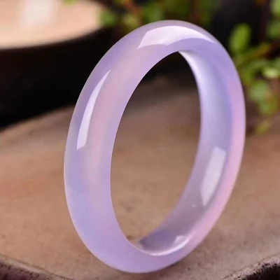 

Genuine Natural Purple Jades Bangles Women Healing Jewelry Chalcedony Jade Stone Bangle Jadeite Bracelets Girlfriend Mom Gifts