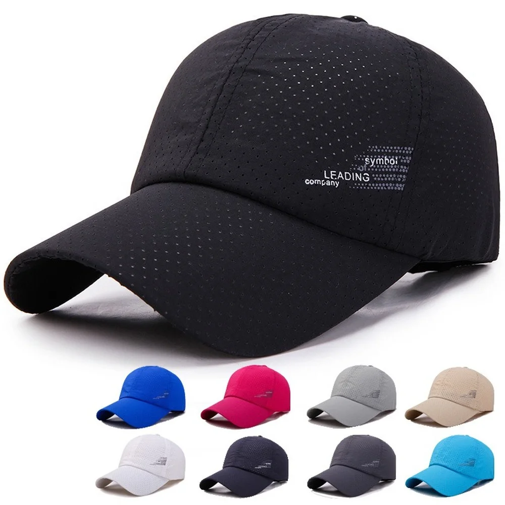 

Outdoor Sports Golf Baseball Cap For Men Women Quick-drying Waterproof Snapback Summer Fishing Hat Adjustable Leisure Dad Hat