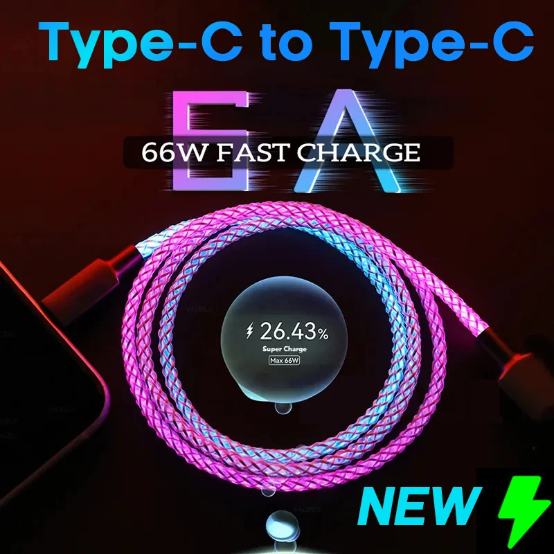 USB-кабель с разъемами USB Type-C и 66 Вт