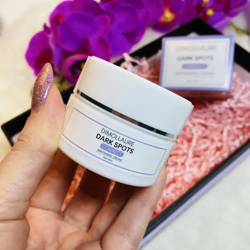 

Dimollaure Whitening Freckle Cream Moisturizing Remove Melasma Dark Spot Acne Scars Arbutin Niacinamide Skin Care Face Cream