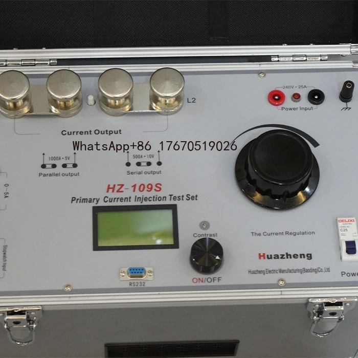 Фото Измерительный прибор для проверки первичного тока HZ-109S 1000А - однофазный №4