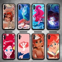 princess ariel mermaid princess phone case for samsung galaxy note20 ultra 7 8 9 10 plus lite m51 m21 m31s j8 2018 prime