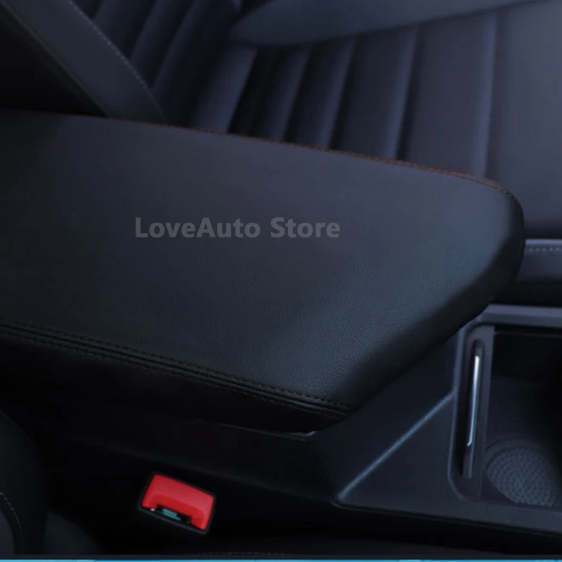 

Для VW Jetta MK7 2019 2020 2021, автомобильный центральный подлокотник, органайзер, ящик для хранения, кожаный чехол, защитная накладка