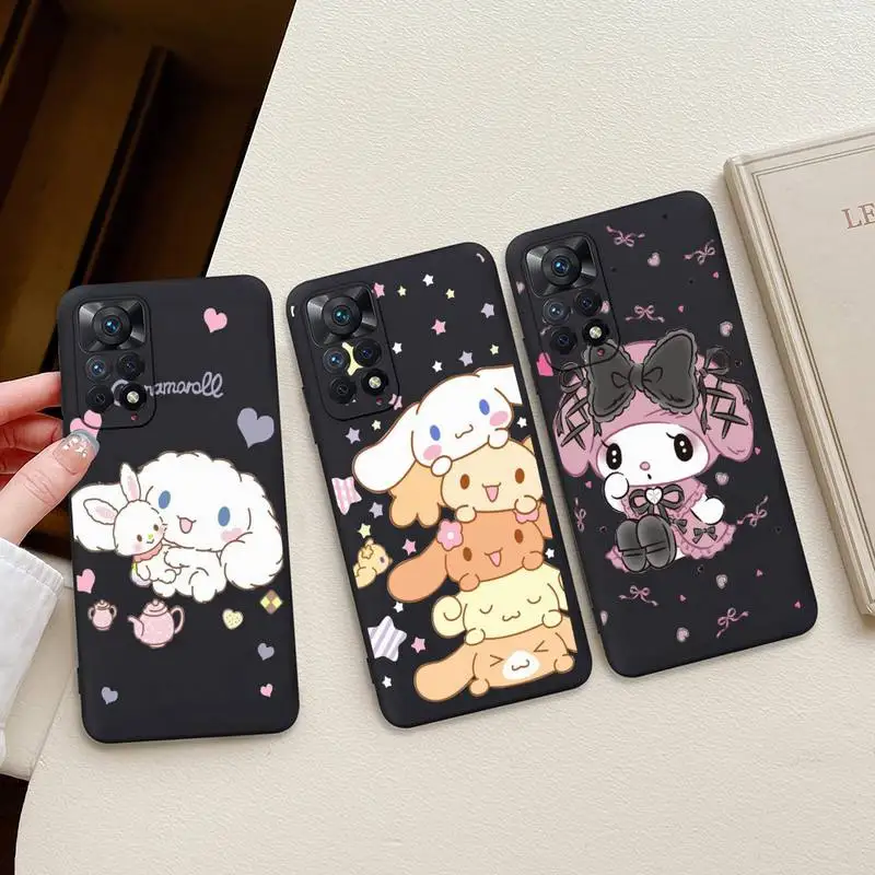 

Pink Melody Phone Case For Redmi Note 11E 11S 11 10 9 Pro 9A K20 K30 K40 Soft Silicone Cover