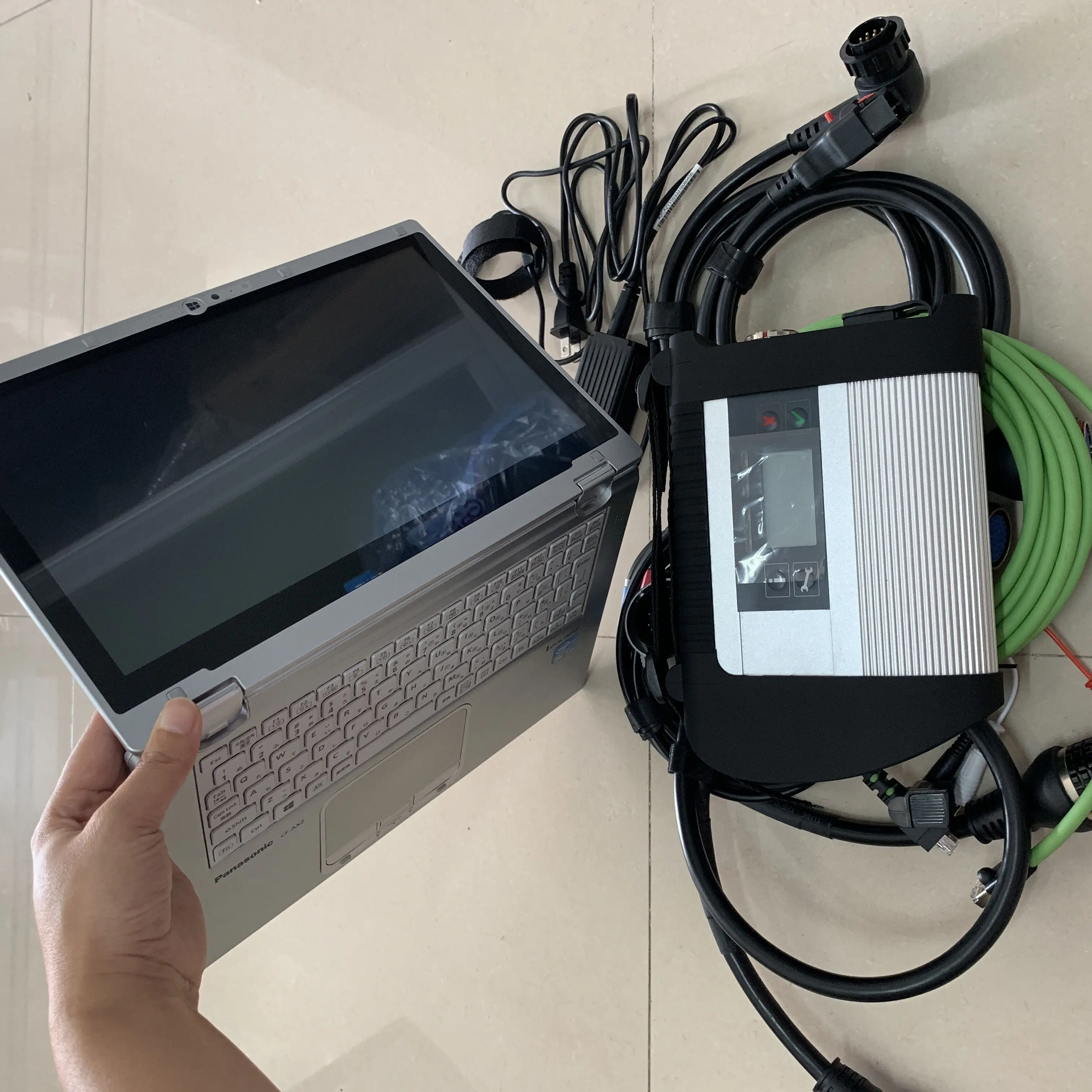MB STAR C4 SD Connect Compact 4 V2022.12 программное обеспечение WIN10 X DTS ccc HHT, б/у диагностический инструмент для ноутбука CF-AX2 8G i7